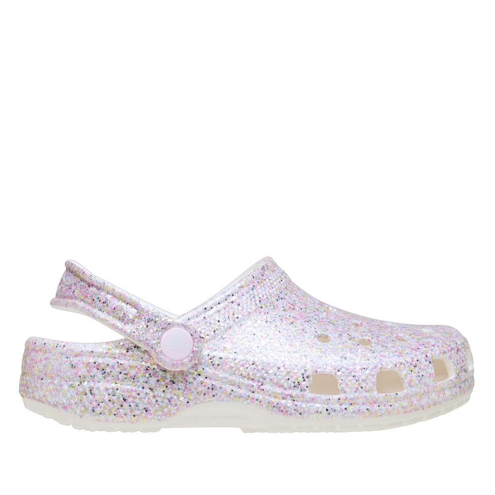 Žabky Crocs Classic Fantasy Glitter Clog 212561-100 - různobarevné
