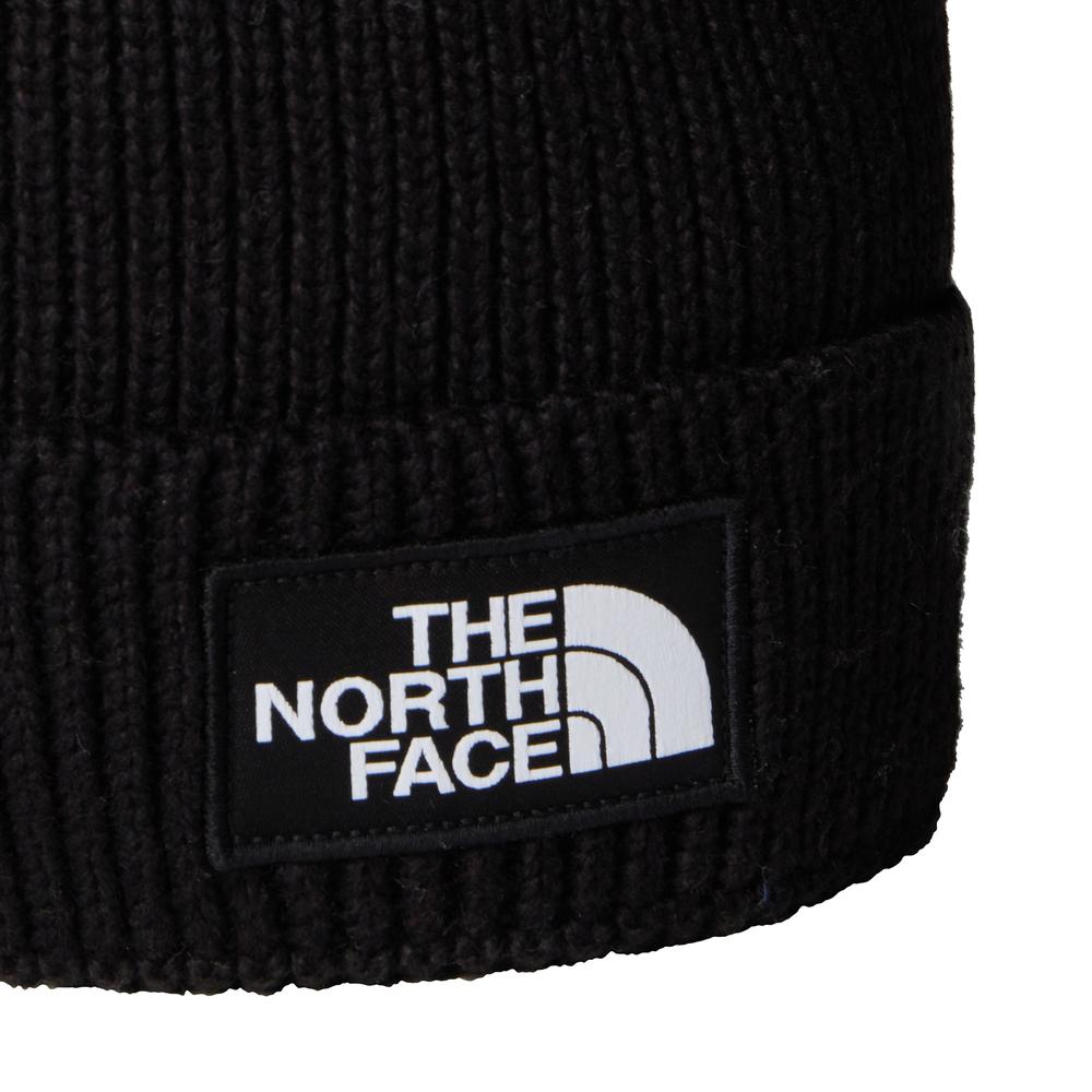 Čepice The North Face Logo Box Cuffed Beanie 0A8CHFJK31 - černé