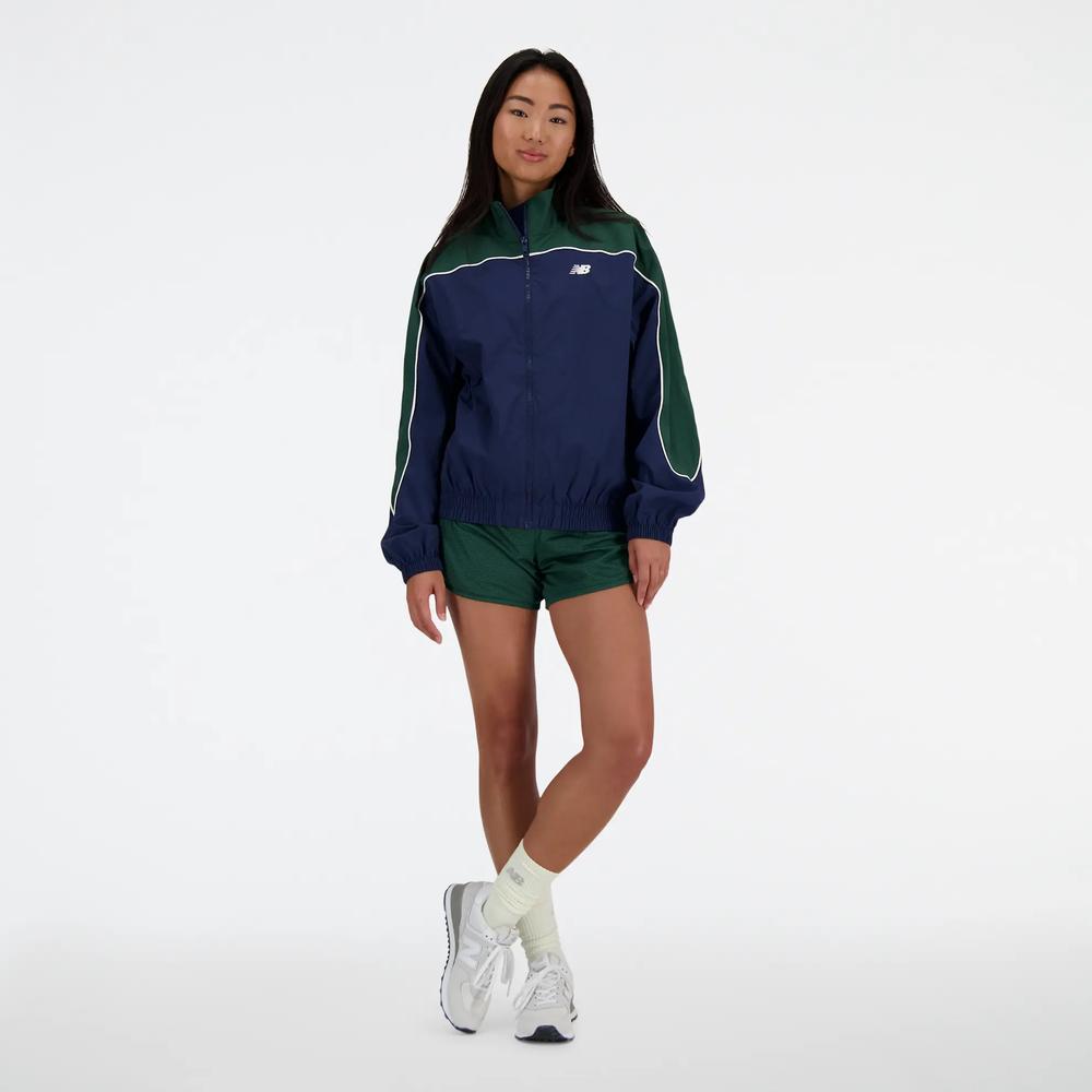 Bunda New Balance WJ41506NNY - tmavě modrě