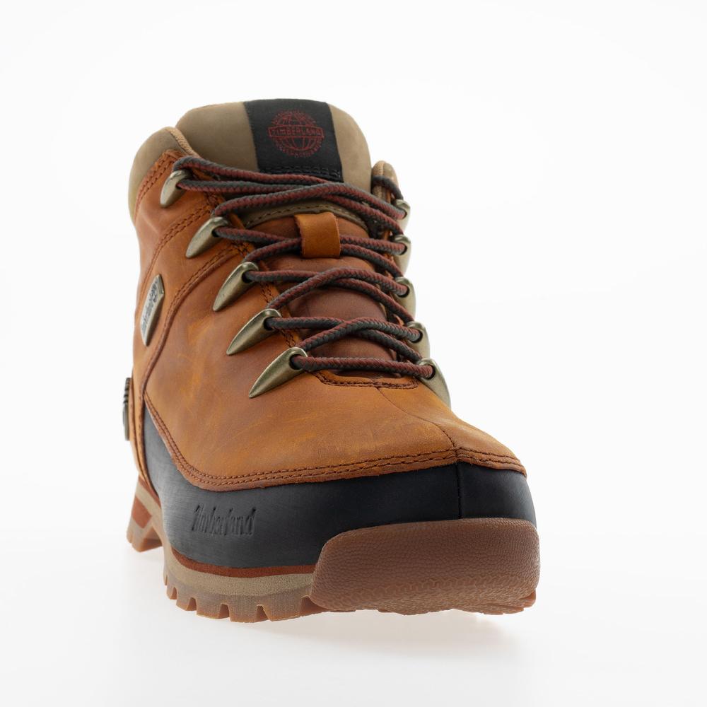Pánské boty Timberland Euro Sprint Mid Lace A2K84EJD - hnědé