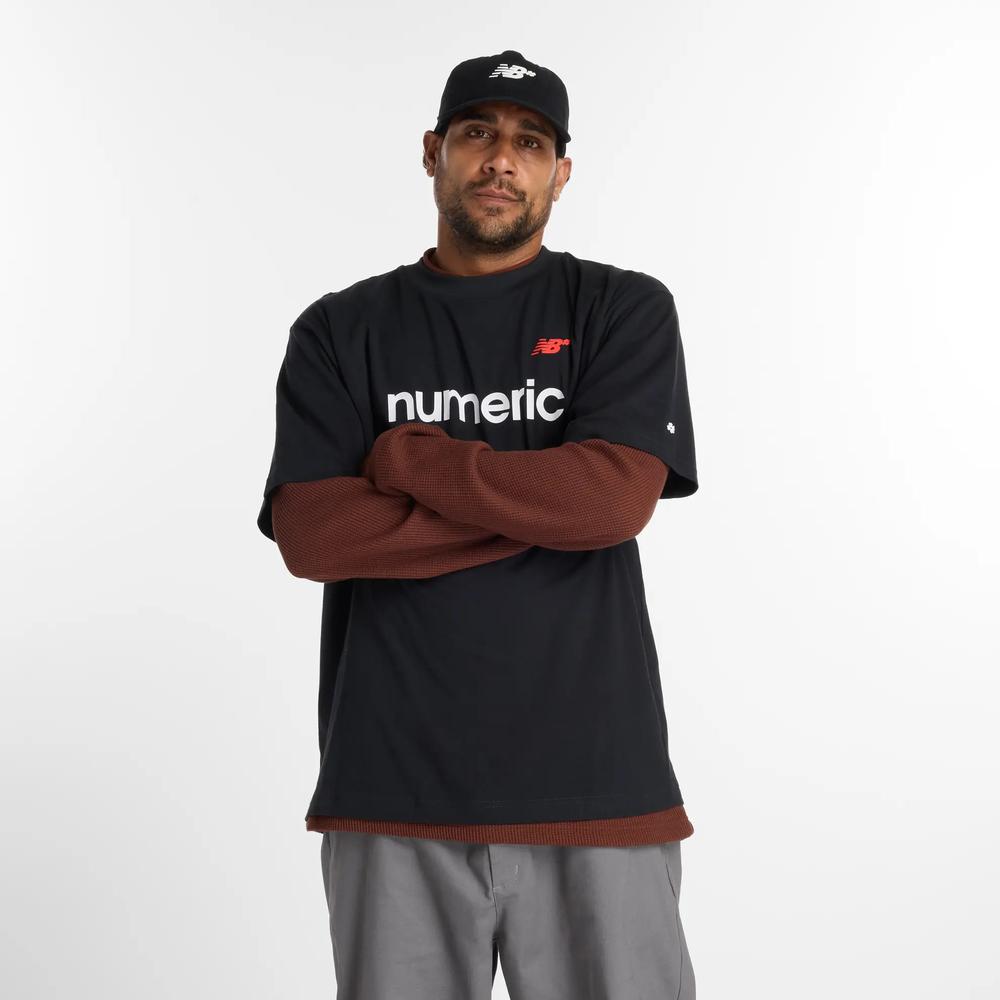 Pánské tričko New Balance MT53704BK - černé
