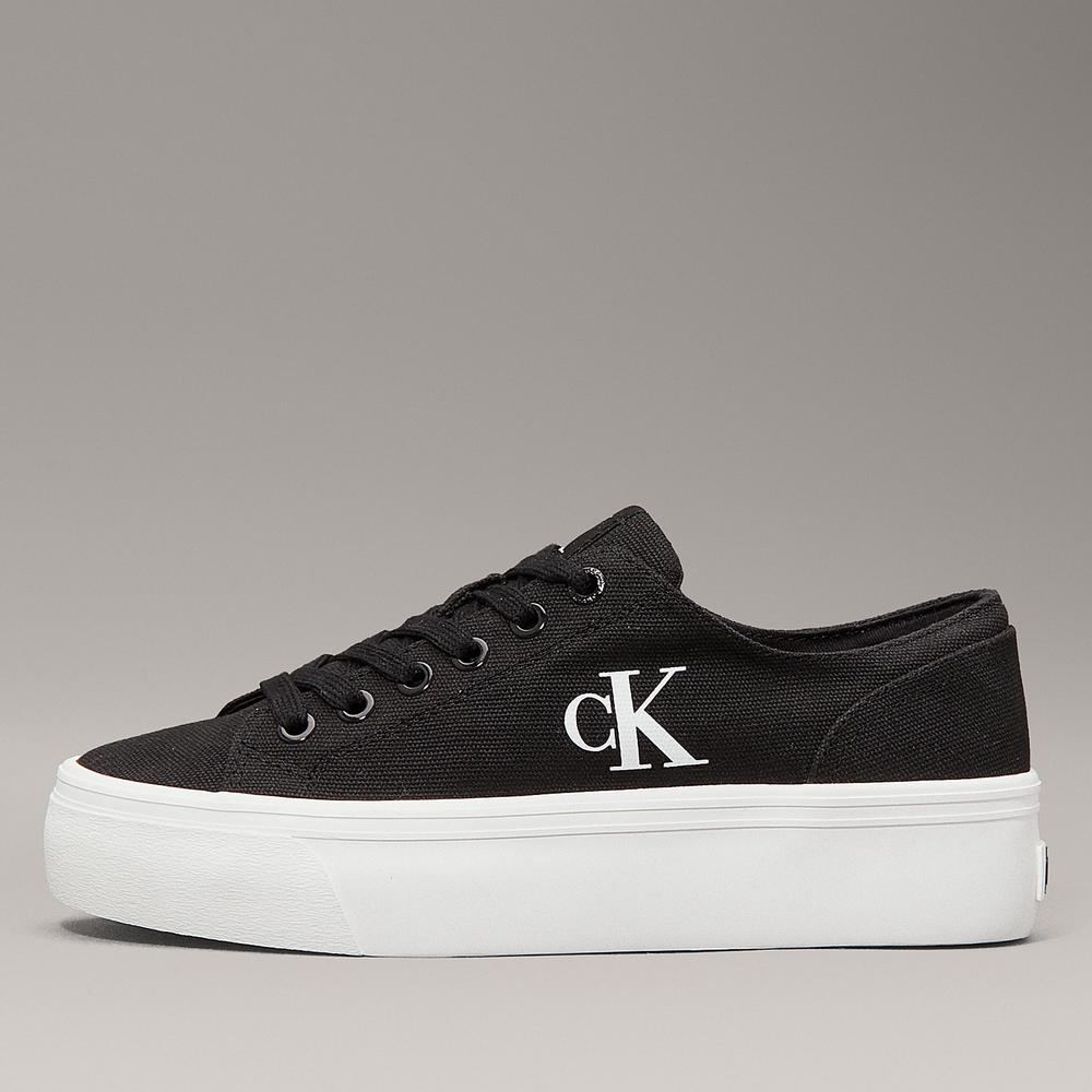 Boty Calvin Klein Vulc Flatform Low CV MG YW0YW01763-0GM - černé