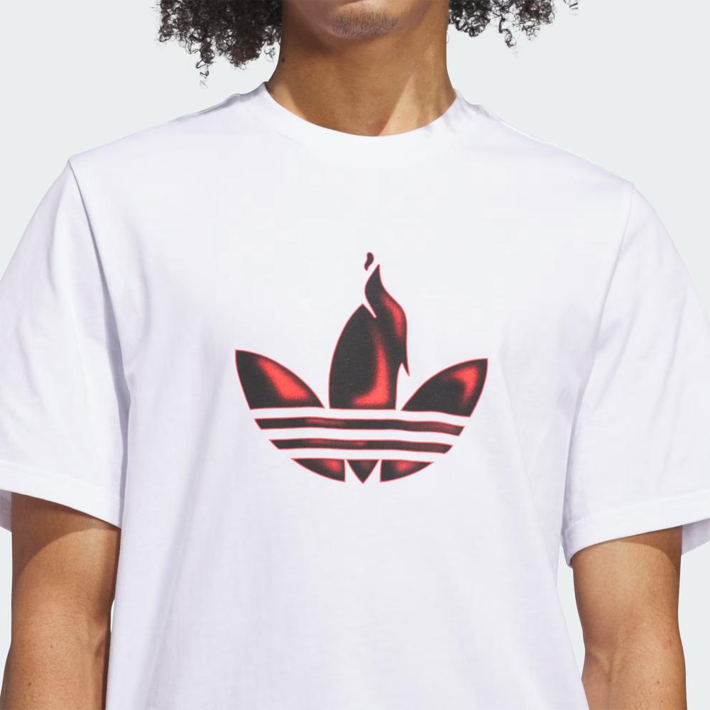 Tričko adidas Originals Trefoil Torch Tee JD2832 - bílé
