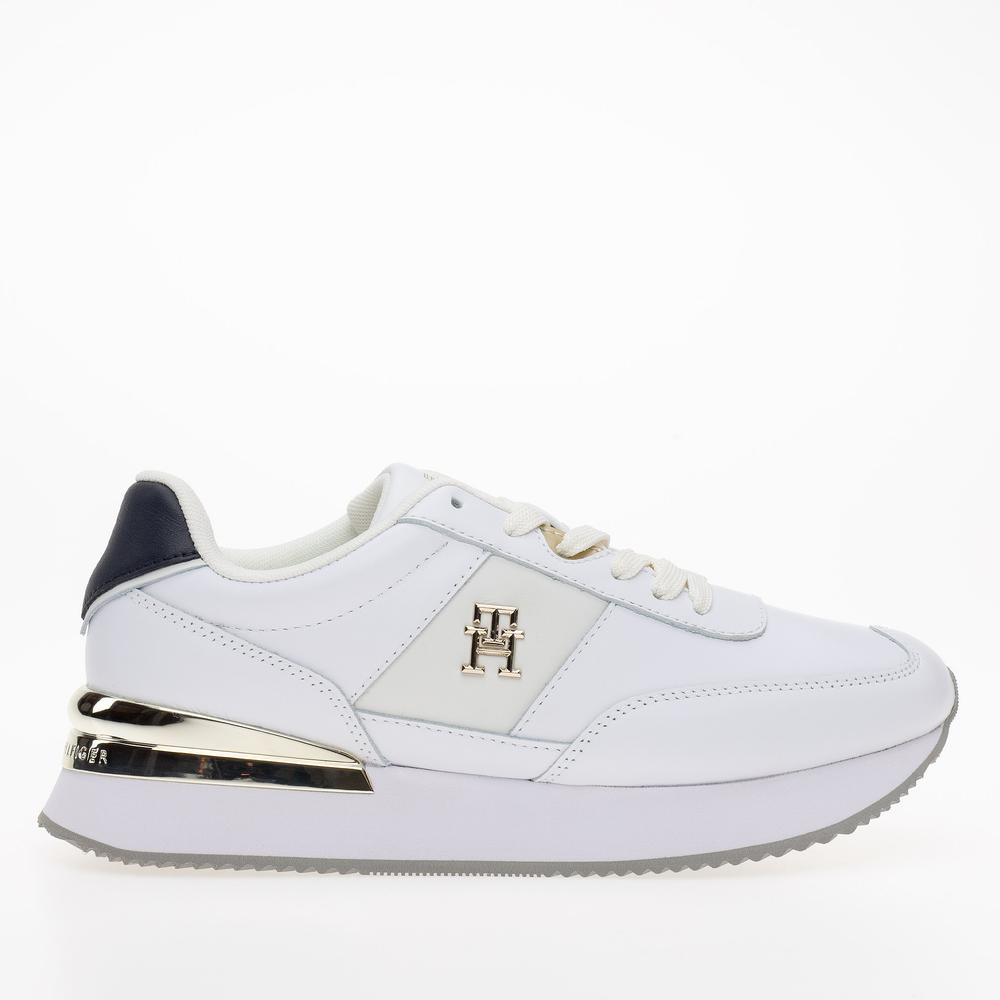 Boty Tommy Hilfiger Elevated Feminine Runner FW0FW07306-YBS - bílé