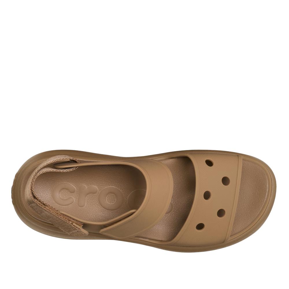 Dámské sandále Crocs Soho Y-Strap 211755-2EY - hnědé
