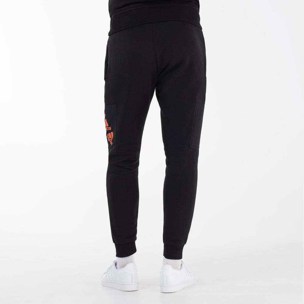 Kalhoty adidas Essentials Brandlove Fleece HL9375 - černé