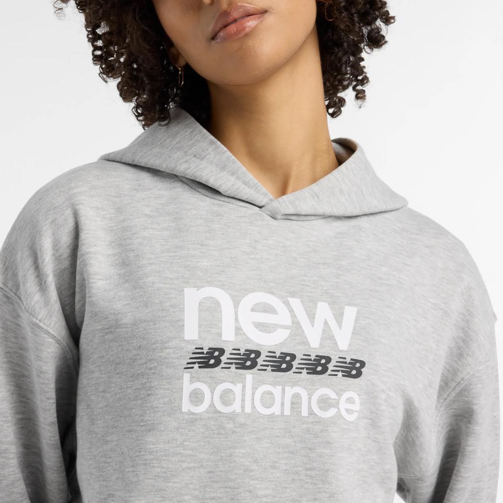 Dámská mikina New Balance WT51519AG - šedivé