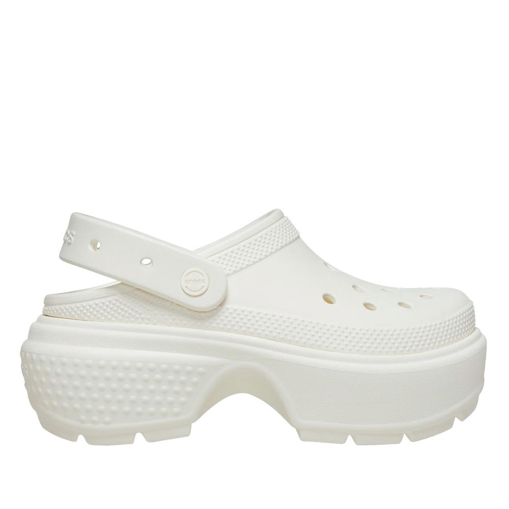 Žabky Crocs Stomp Clog 209347-0WV - bílé