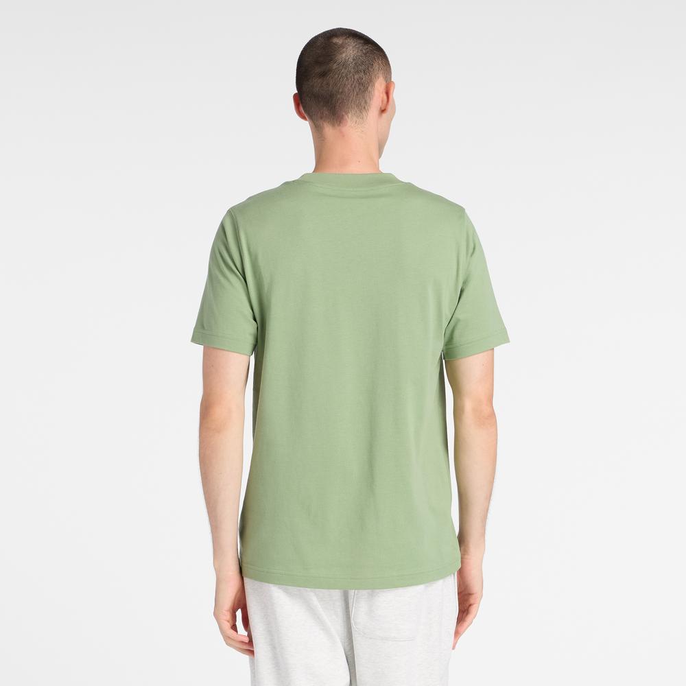 Pánské tričko New Balance MT61C48BAAR - zelené