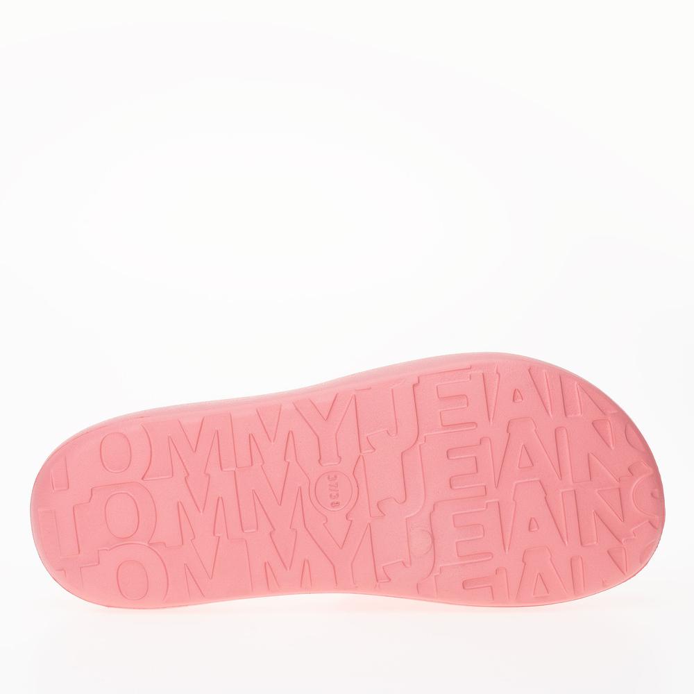 Žabky Tommy Jeans Chunky Flatform Pool Slides EN0EN02454-TIC - růžové