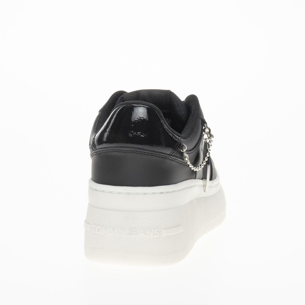 Boty Tommy Jeans TJW Retro Flatform Charm EN0EN02421-BDS - černé