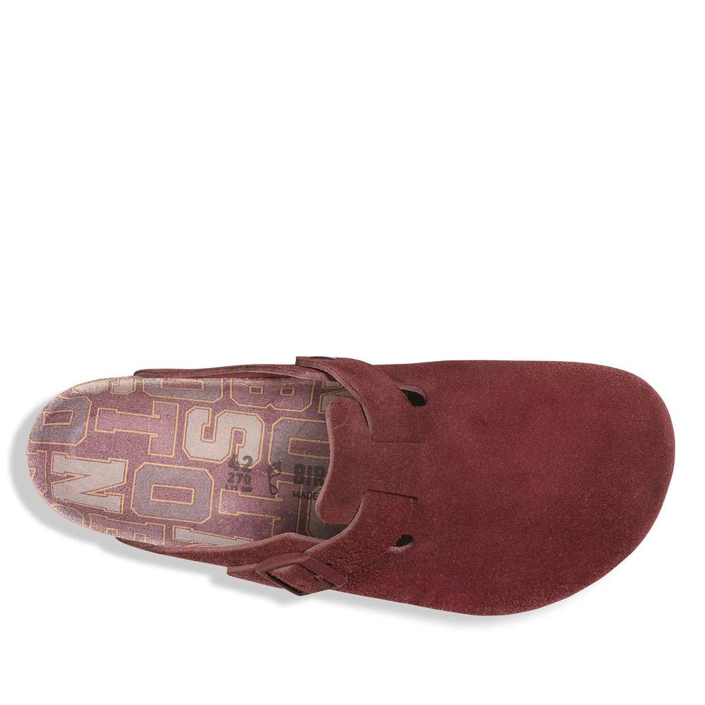 Žabky dámské Birkenstock Boston 1030648 -červené