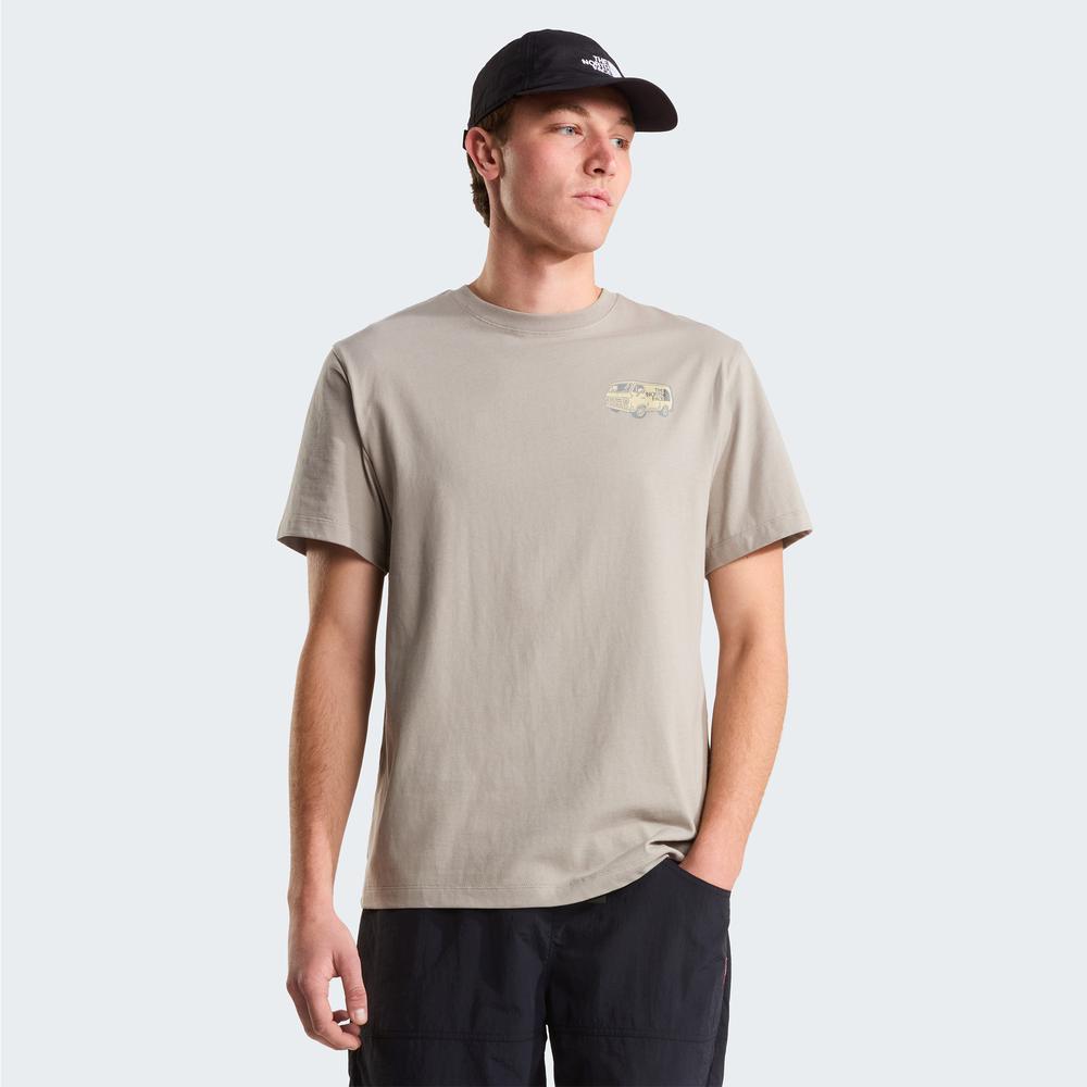 Tričko pánské The North Face Van Life 0A8GQN2MB1 - šedivé