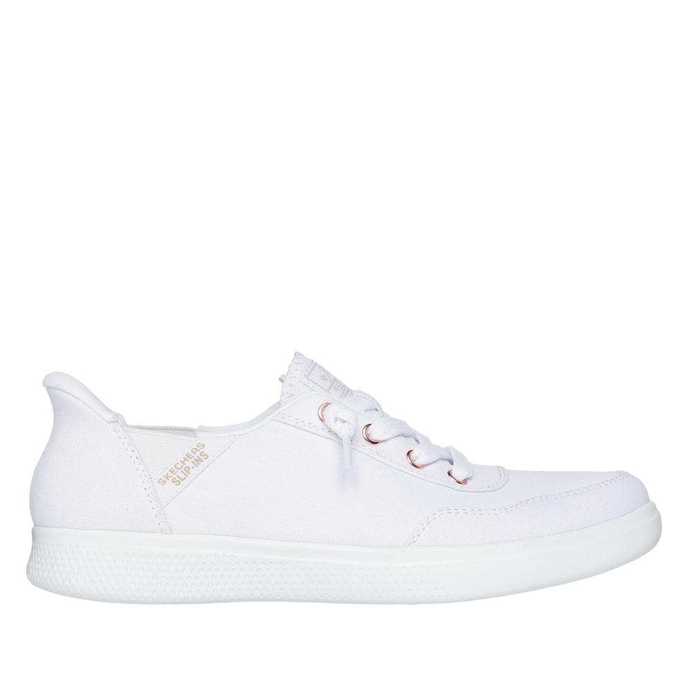 Boty Skechers Slip-ins Bobs Skip Cute B Cute Sweet 114815WHT - bílé