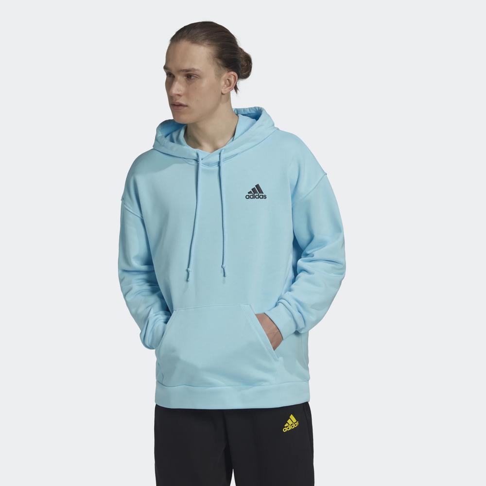 Mikina adidas Clubhouse Tennis Hoodie HK6467 - modré