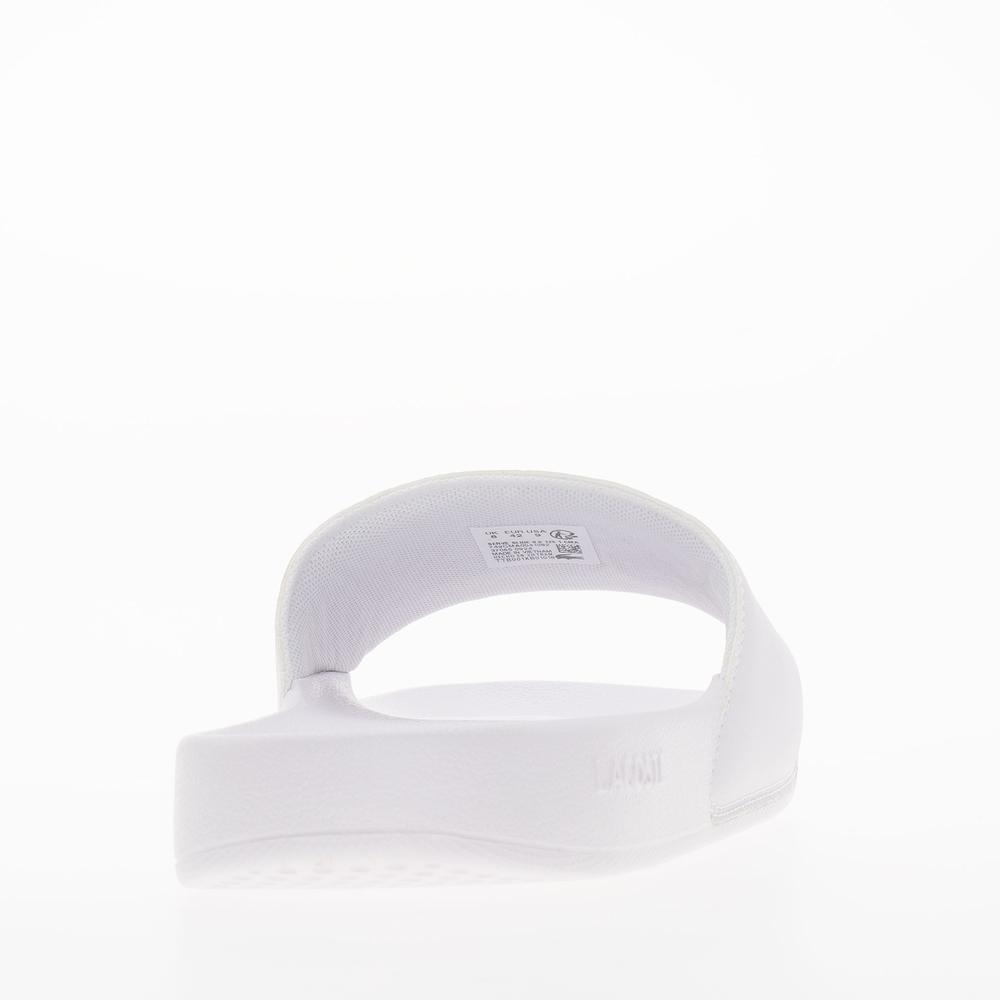 Žabky Lacoste Serve Sliders 749CMA0041-082 - bílé