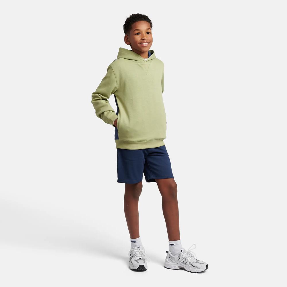Dětské mikina New Balance LAKB0192EEN - zelené