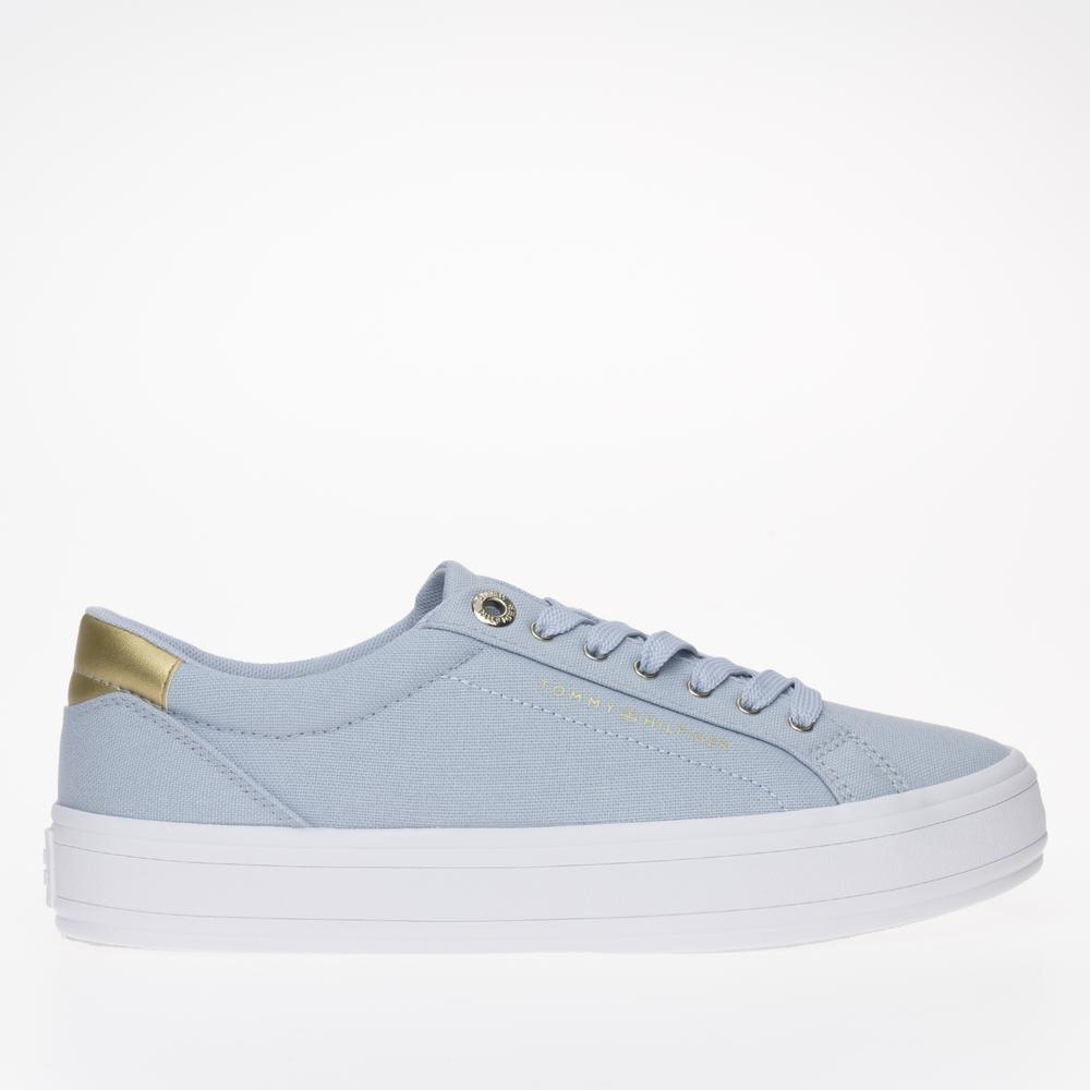 Boty Tommy Hilfiger Essential Vulc Canvas FW0FW07682-C1O - modré