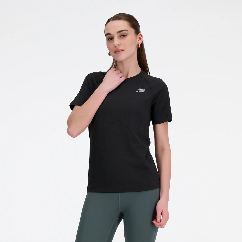 Dámské tričko New Balance WT41123BKH - černé