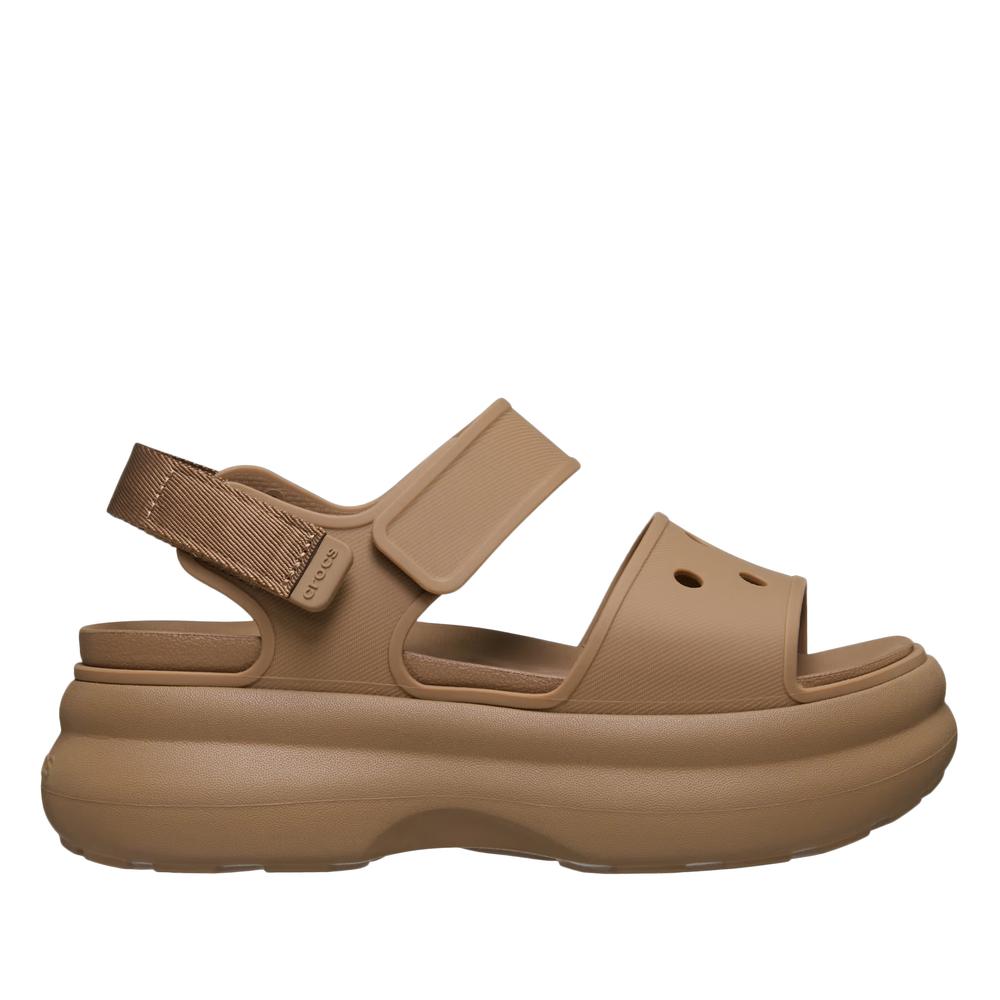 Dámské sandále Crocs Soho Y-Strap 211755-2EY - hnědé