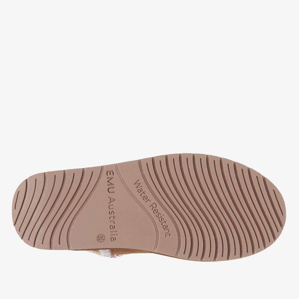Boty Emu Australia Stinger Knit Flatform W13143CHES - hnědé