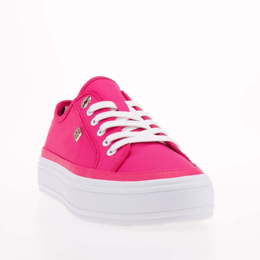 Boty Tommy Hilfiger Essential Vulcanized Canva FW0FW07459-T1K - růžové