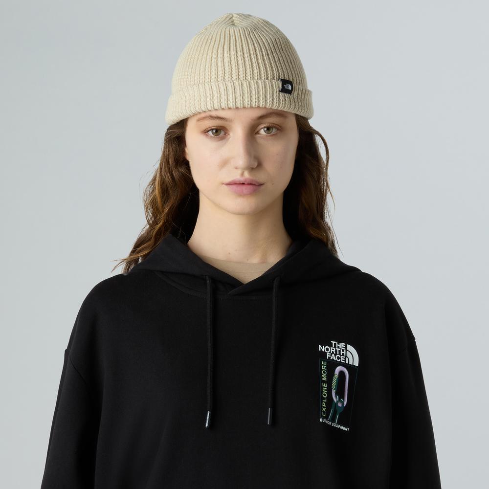 Čepice unisex The North Face Beanie Fisherman 0A55JG3X41 - béžové