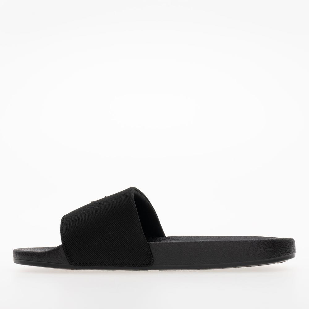 Žabky Calvin Klein Slide Monogram Hardware YW0YW01713-0GJ - černé