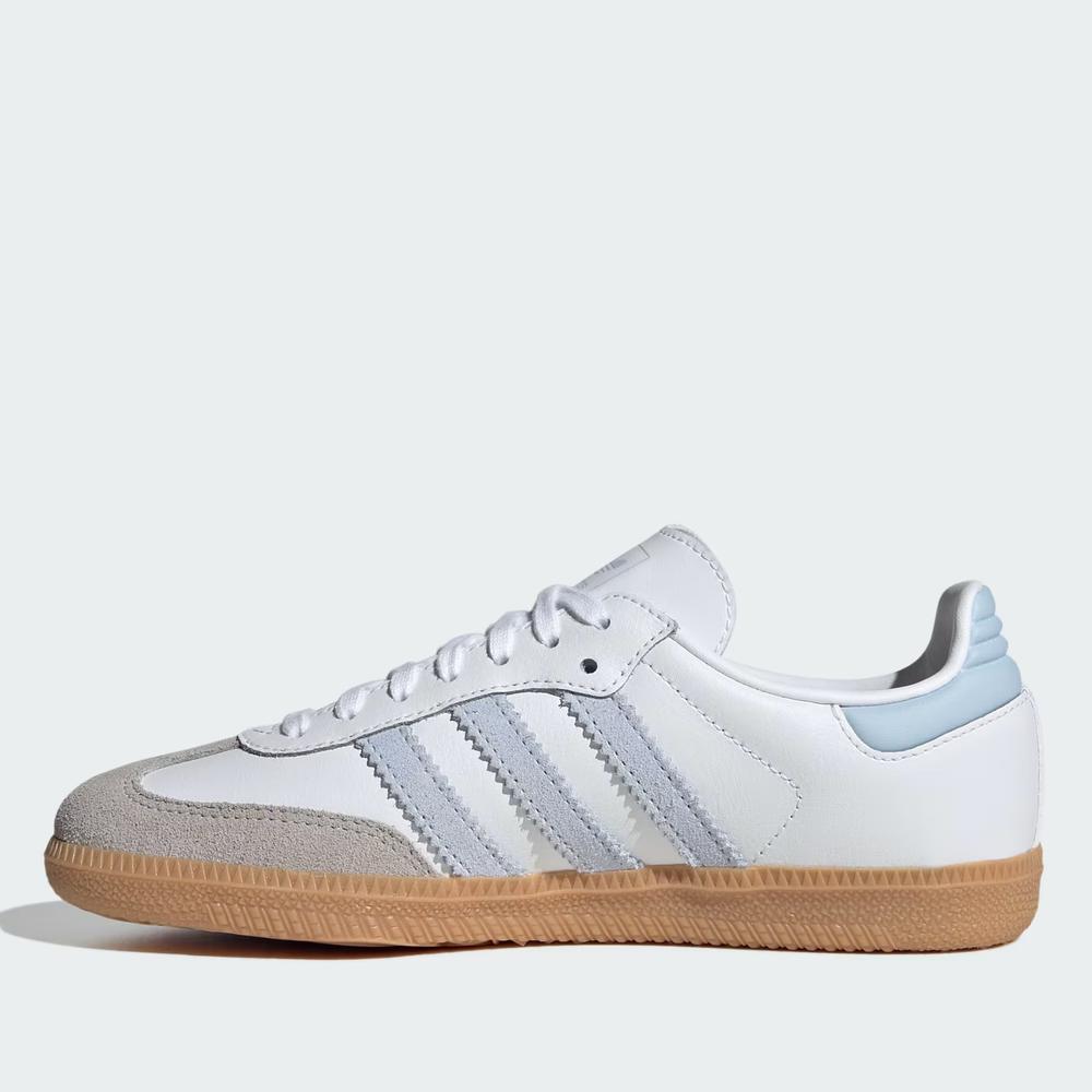 Dětské boty adidas Originals Samba OG J JQ2019 - bílé