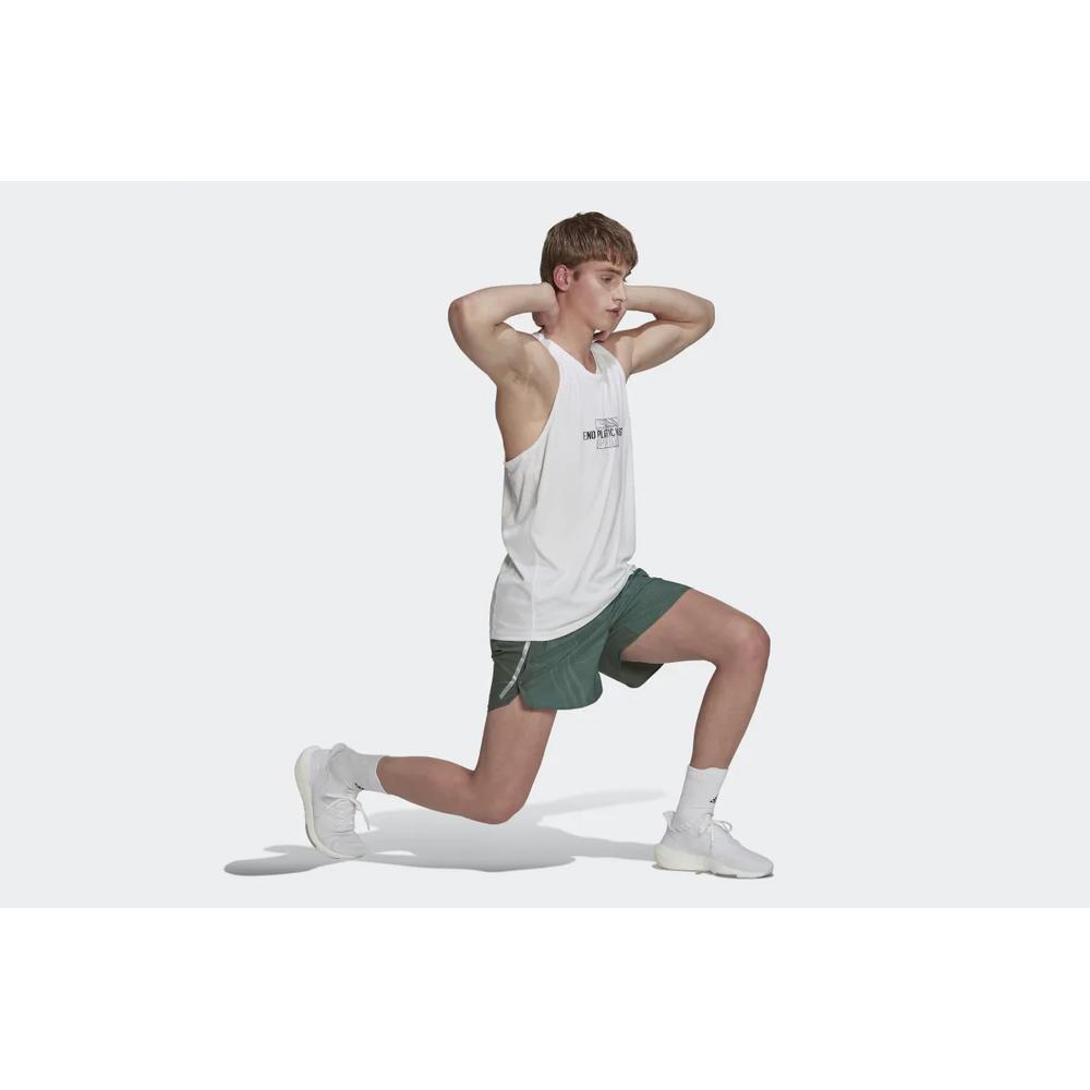 Krátké kalhoty adidas Designed For Running For The Oceans Shorts HF8753 - zelené