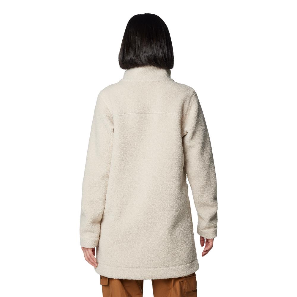 Dámská bunda Columbia Panorama Lon Sherpa Fleece 1862582278 - béžové