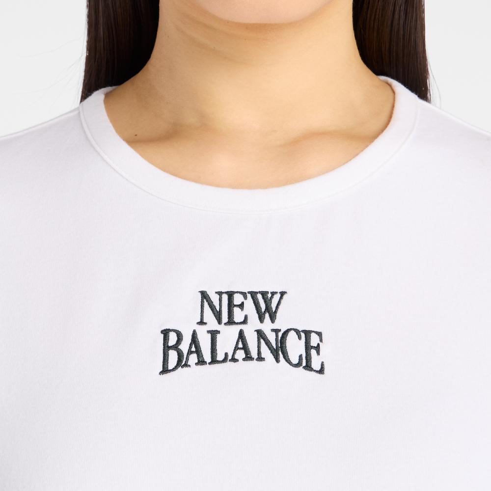 Dámské tričko New Balance WT61Y33QWT - bílé