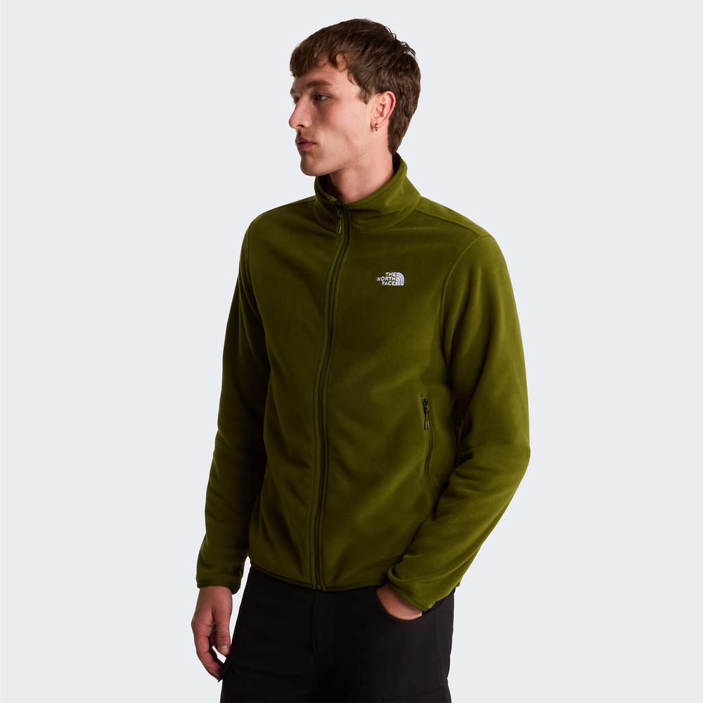 Pánská mikina The North Face Glacier Full-Zip Fleece 0A8D0RBRI1 - zelené