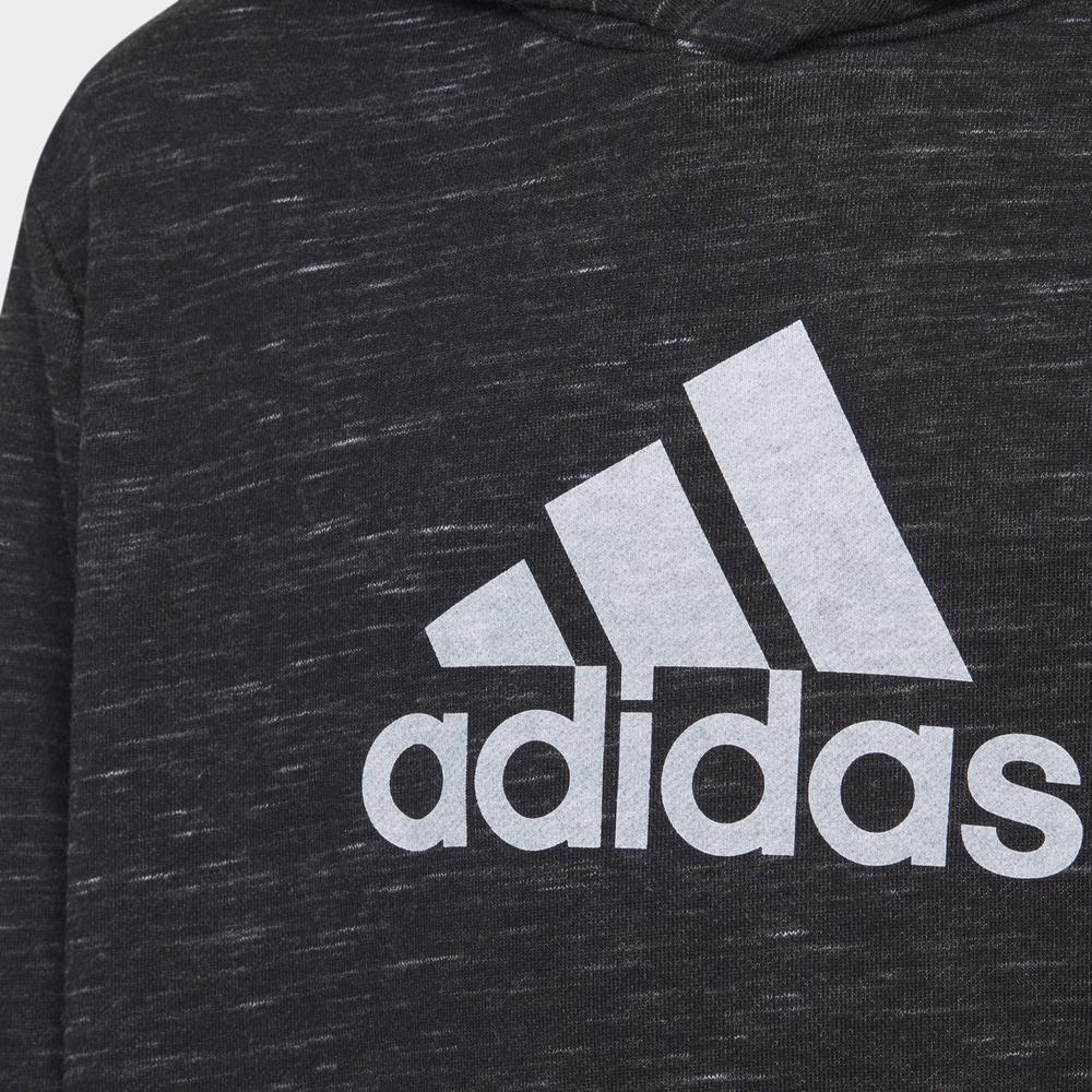 Mikina adidas Future Icons Badge Of Sport Hooded Sweatshirt HN8467 - šedivé
