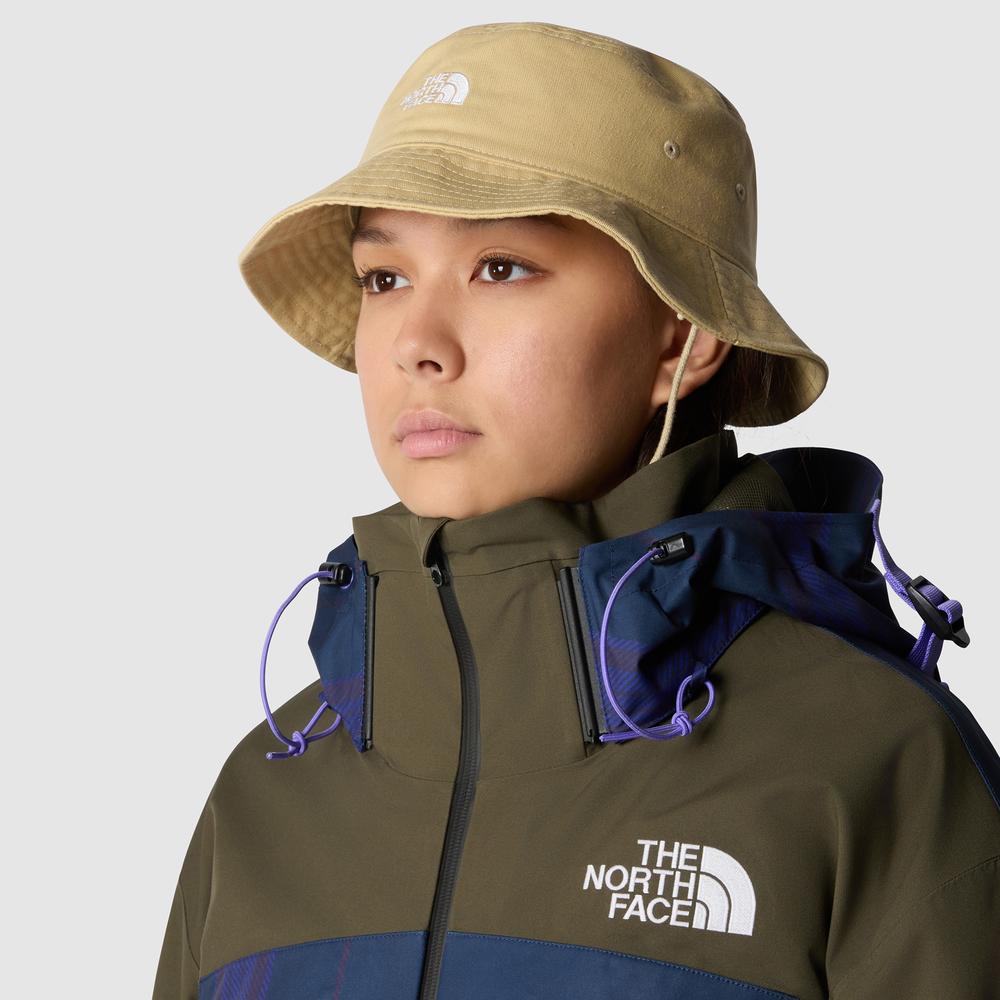 Klobouk The North Face Norm Bucket Elements White 0A7WHNXMO1 - béžové