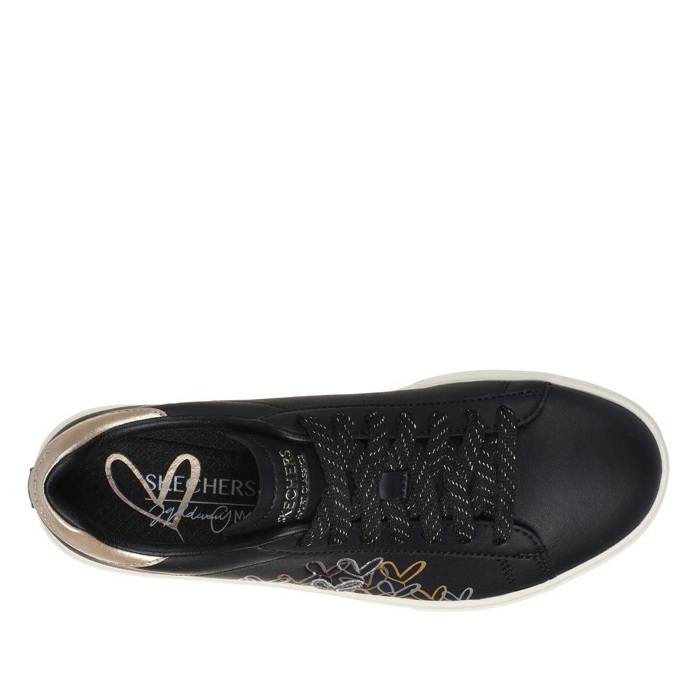 Boty Skechers Eden LX Gleaming Hearts 185129BKMT - černé