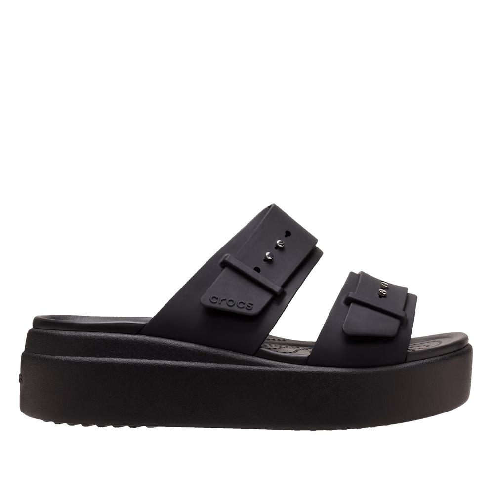 Žabky Crocs Brooklyn Buckle 207431-001 - černé