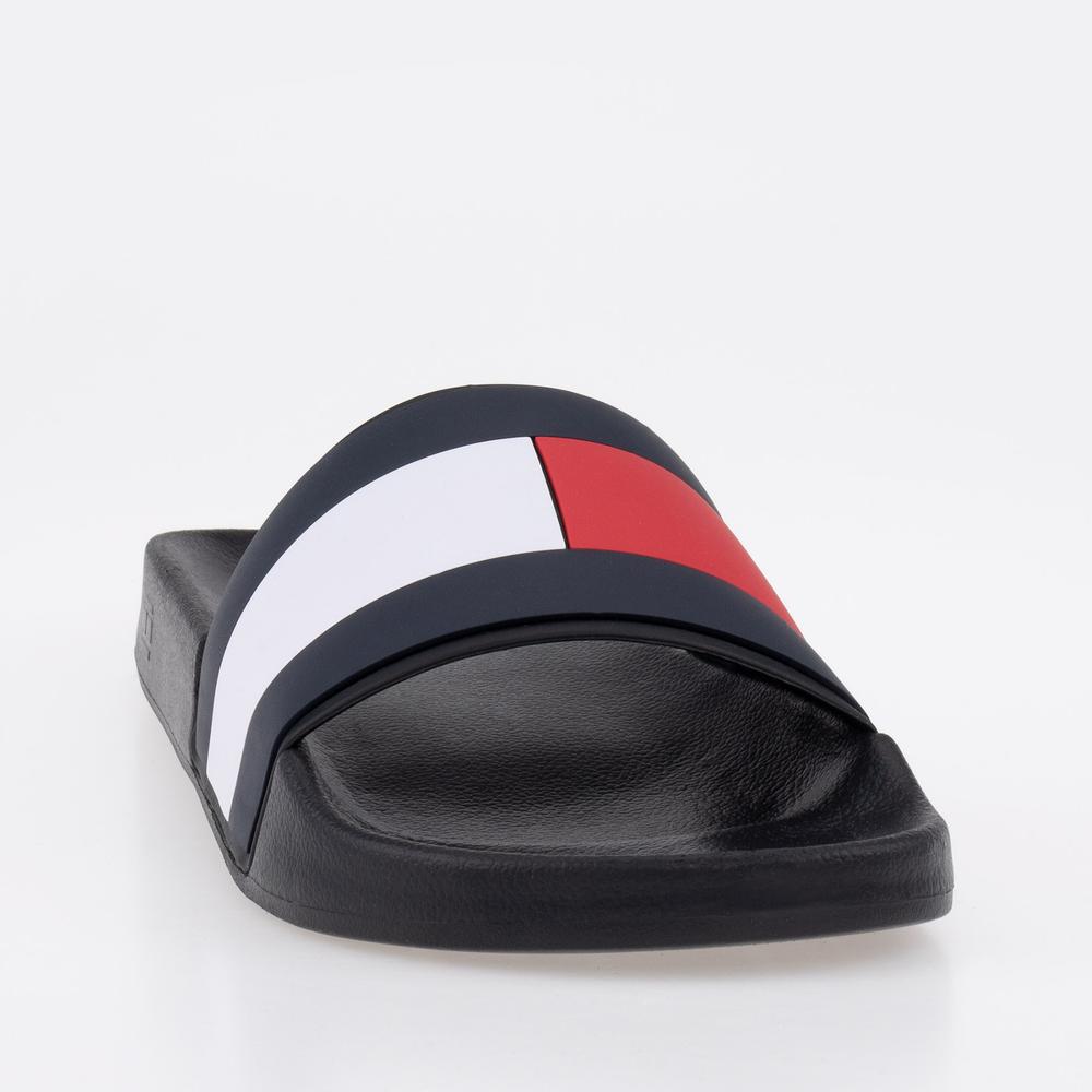 Žabky Tommy Hilfiger Rubber Flag Pool FM0FM04263-BDS - různobarevné