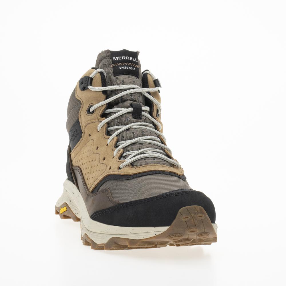 Boty Merrell Speed Solo Mid WP J004533 - hnědé