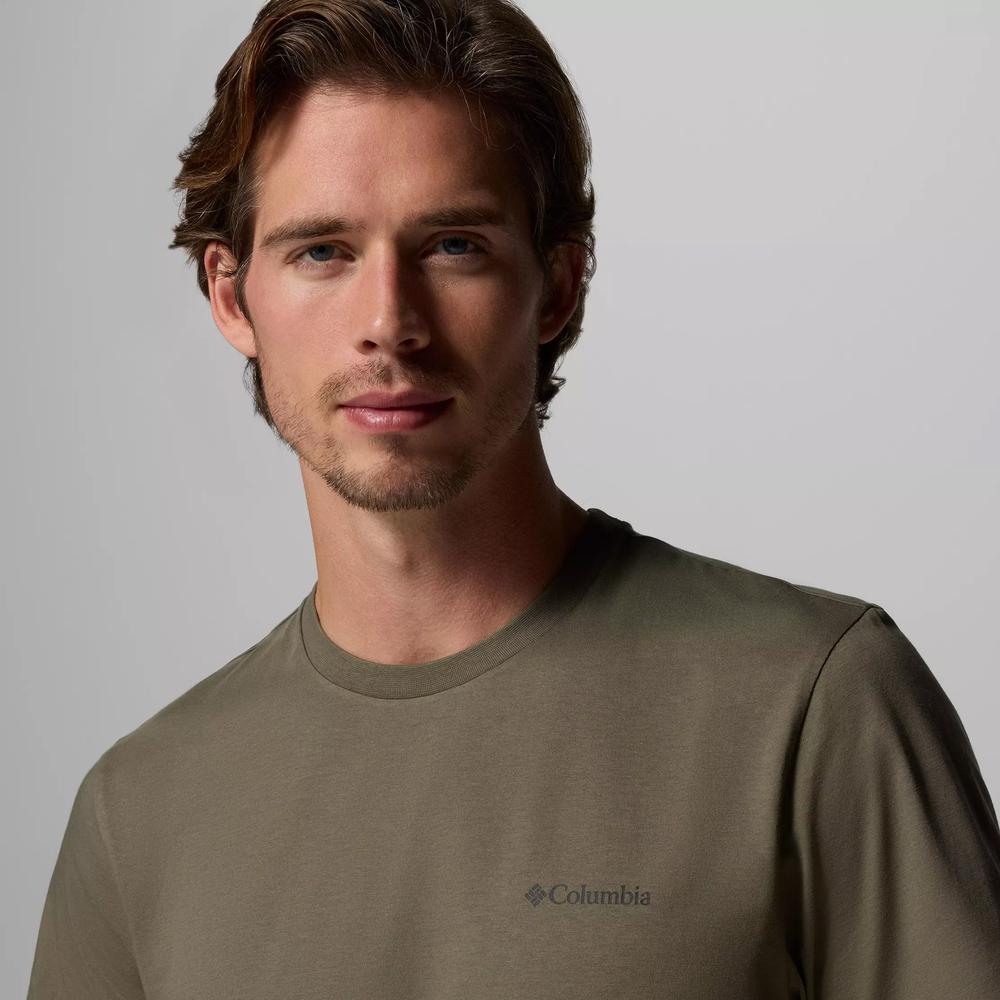 Pánská tričko Columbia CSC Basic 2154991397 - zelené