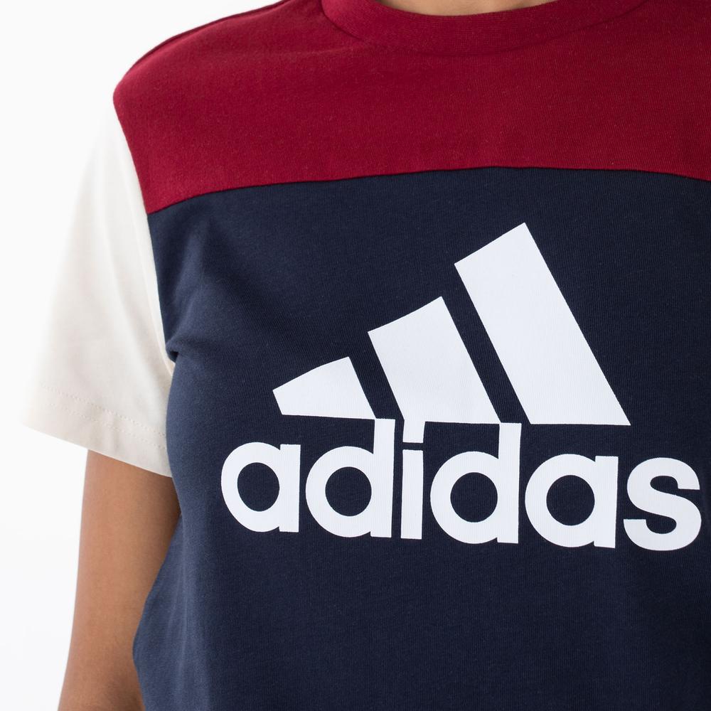 Tričko adidas Essentials Colorblock Logo HJ9463 - různobarevné