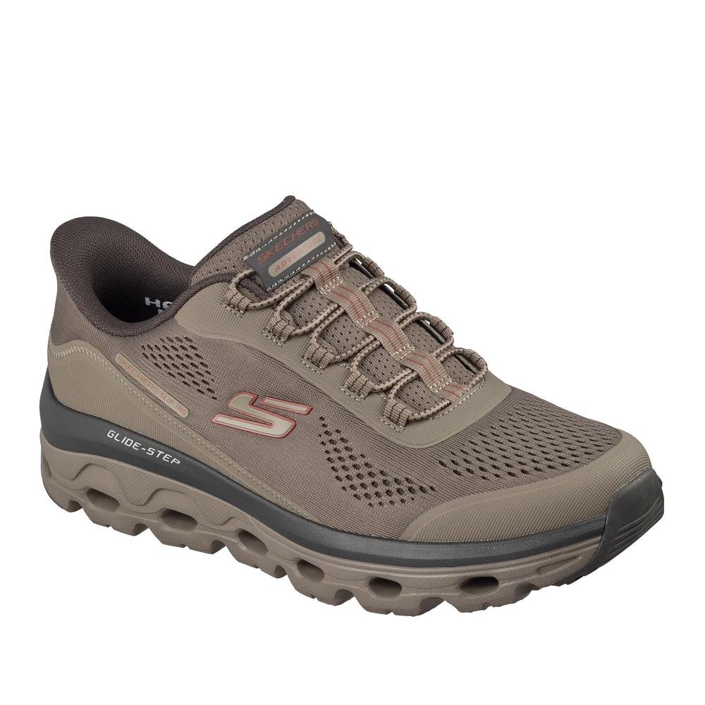 Pánské boty Skechers Slip-ins: Glide-Step Sole - Glover Peak 237812TPE - hnědé