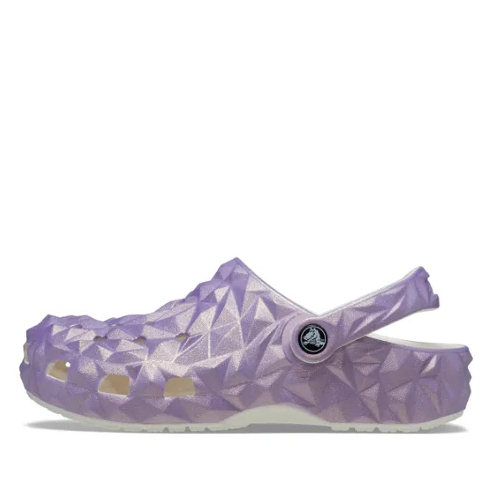Žabky Crocs Classic Iridescent Geometric Clog 209841-100 - fialové