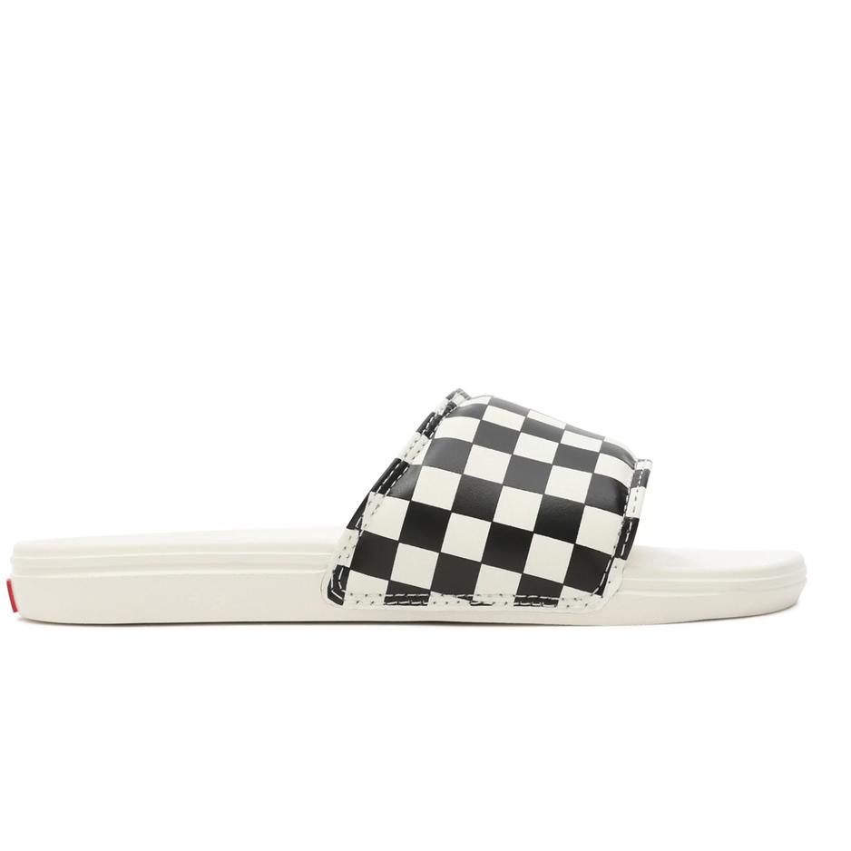 Žabky Vans Checkerboard La Costa Slide-On VN0A5HFER6R1 - bílé